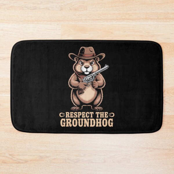 Item preview, Groundhog Funny Cowboy Western designed and sold by KarstenNoanra.
