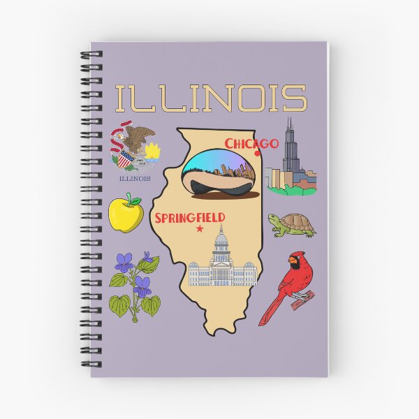 Item preview, Chicago Skyline Bean & Illinois State Pride: Vintage Style Souvenir Gift designed and sold by mashmosh.