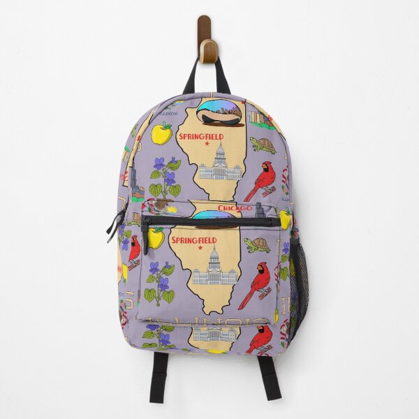 Item preview, Chicago Skyline Bean & Illinois State Pride: Vintage Style Souvenir Gift designed and sold by mashmosh.