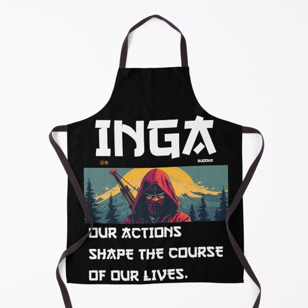 Item preview, INGA - KARMA “Your actions shape the course of Your lives.” designed and sold by Authentic flow.