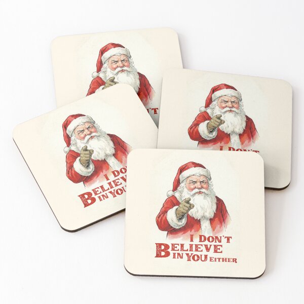 Item preview, Vintage Christmas Santa I Don't Believe In You Either designed and sold by KAI-Studio.