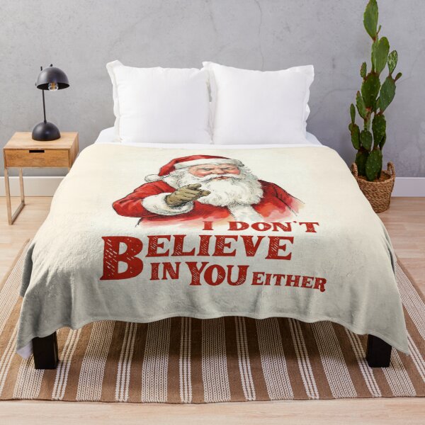 Item preview, Vintage Christmas Santa I Don't Believe In You Either designed and sold by KAI-Studio.