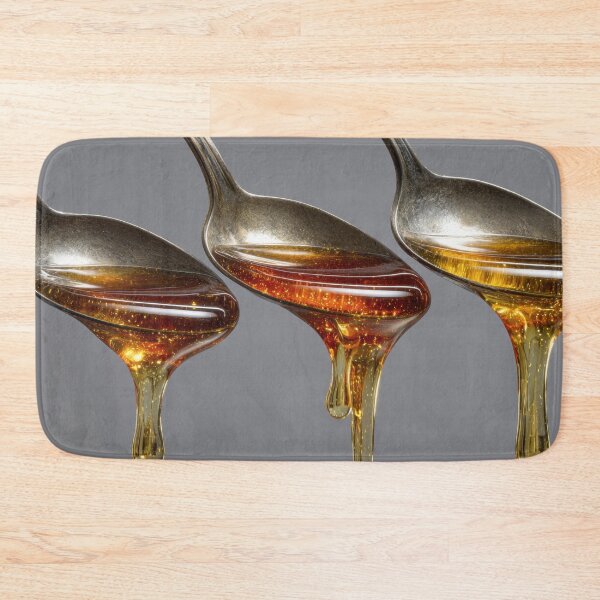 Item preview, Spoons filled with golden syrup flow designed and sold by anytka.