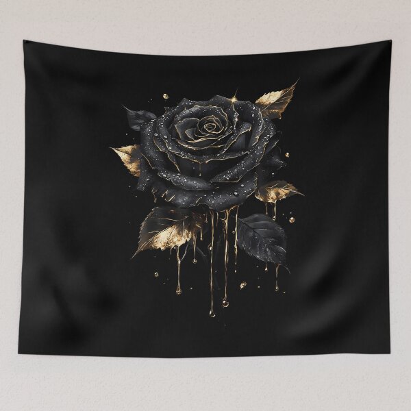 Item preview, Black Rose Flower Botanist Garden Flower Rose designed and sold by MariaEdna1.
