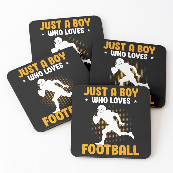 Item preview, Just A Boy Who Loves Football American Football designed and sold by HollyTrina1.