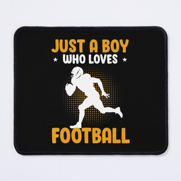 Item preview, Just A Boy Who Loves Football American Football designed and sold by HollyTrina1.