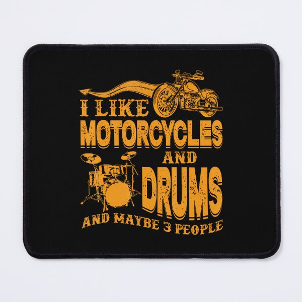 Item preview, I Like Motorcycles And Drums And Maybe 3 People designed and sold by KatheWanda.