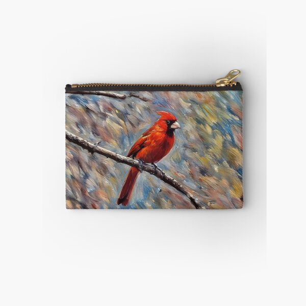 Aperçu de l'œuvre Cardinal rouge solitaire créée et vendue par tomorrowsart.