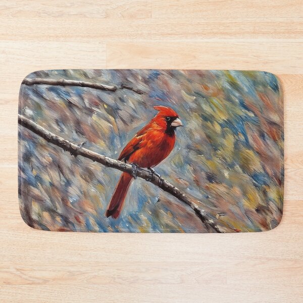 Item preview, Single Red Cardinal designed and sold by tomorrowsart.