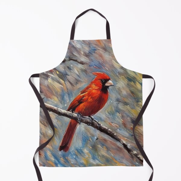 Item preview, Single Red Cardinal designed and sold by tomorrowsart.