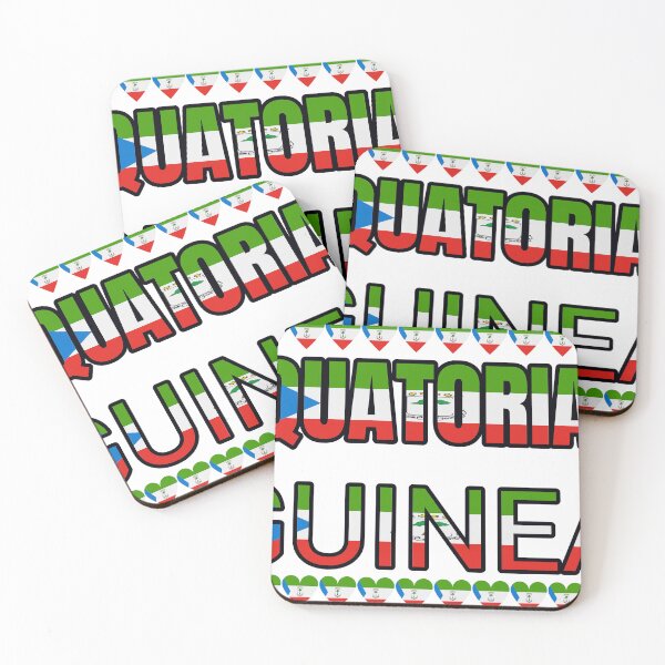 Item preview, Equatorial Guinea Flag Letters And Hearts designed and sold by TheIconSmith.