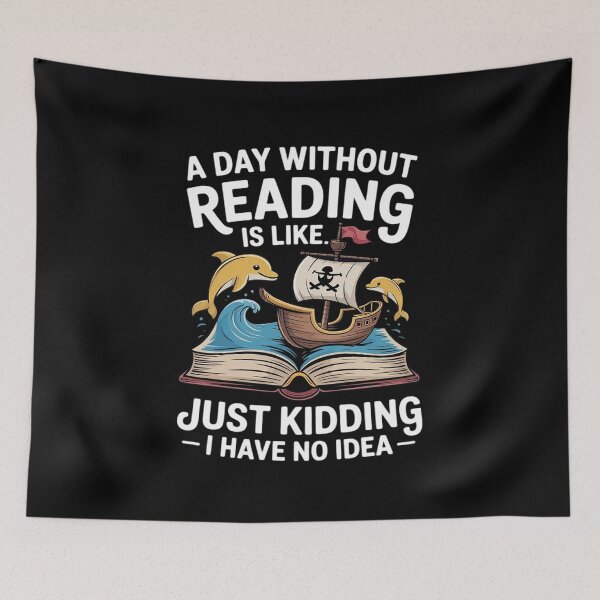 Item preview, A Day Without Reading is like - Book Lover & Reading  designed and sold by RoyTill0Art.