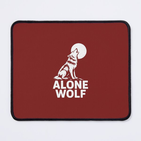 Item preview, Alone Wolf Sticker XL | Lone Wolf Dark Aesthetic Alpha Decal designed and sold by PixelNest2411.
