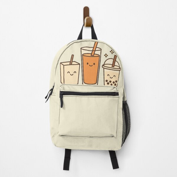 Item preview, Cute Kawaii Drinks T-Shirt – Boba Tea & Milkshake Cartoon Aesthetic Tee designed and sold by KDesignCrafts.