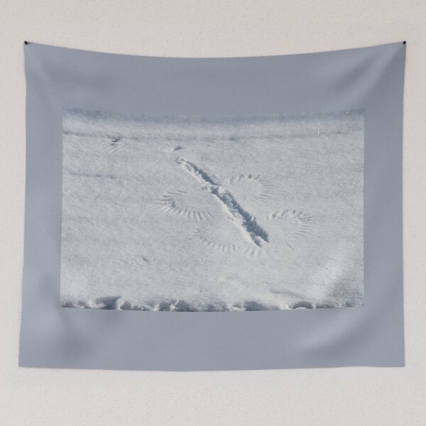 Item preview, Bird Wing Imprint in Snow designed and sold by Debra Martz.