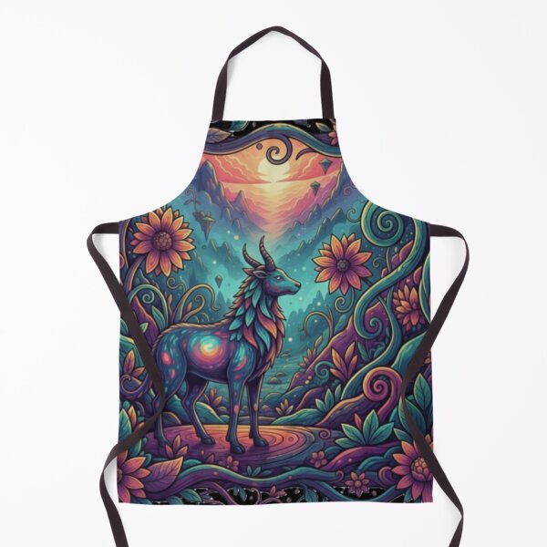 Item preview, Ethereal Forest Spirit Mystical Neon Woodland Art designed and sold by MartinxMarie.