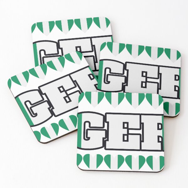 Item preview, Nigeria Flag Letters And Hearts designed and sold by TheIconSmith.