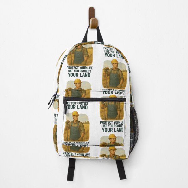 Item preview, Protect Your Life Like You Protect Your Land – Farm Safety Awareness Design designed and sold by Badegi Tradings.