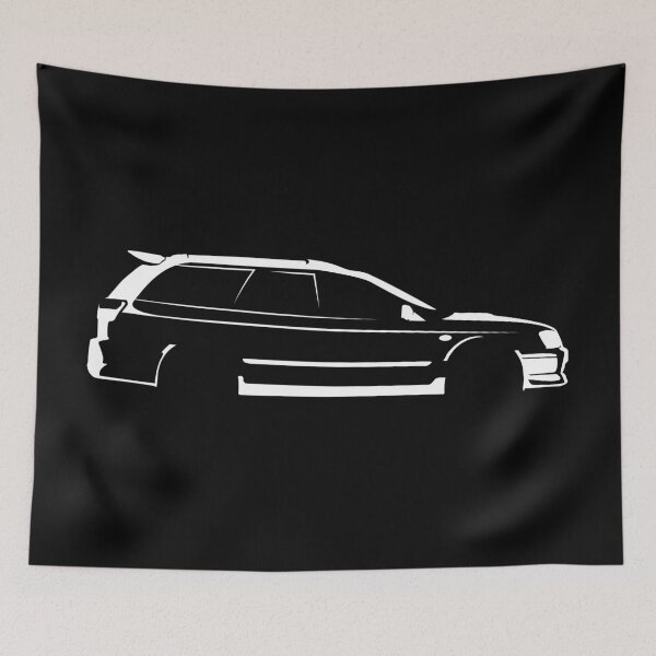 Item preview, Legacy BP5 GT Spec B (2003) Minimalist Car Silhouette (White) designed and sold by FearnCreative.