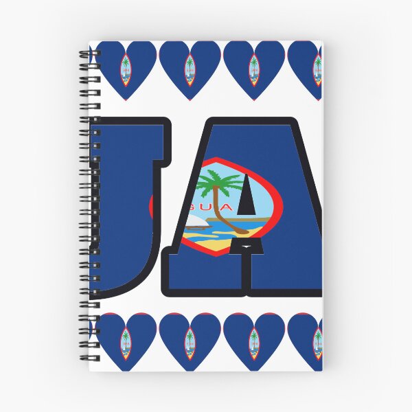 Item preview, Guam Flag Letters And Hearts designed and sold by TheIconSmith.