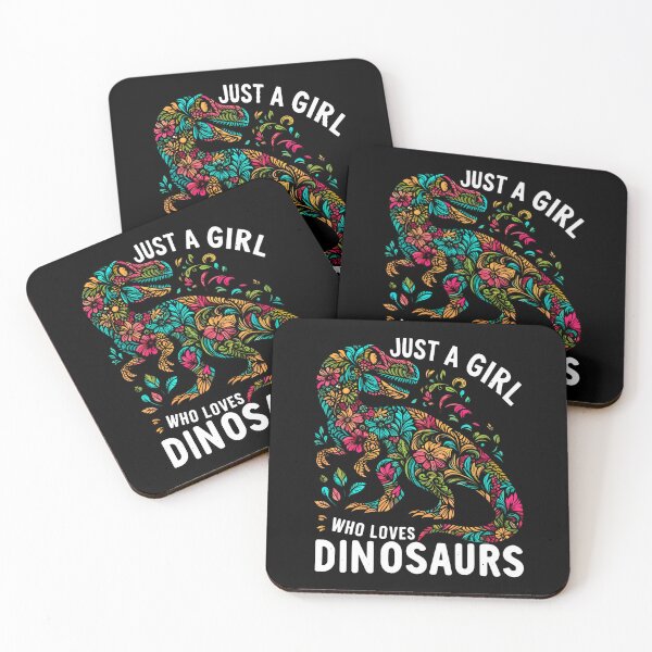 Item preview, Cute Floral Just A Girl Who Loves Dinosaurs designed and sold by JaneJanie.