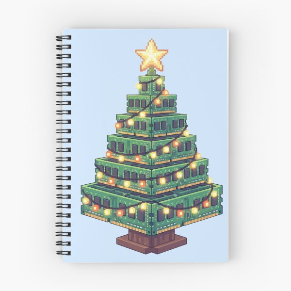 Item preview, Pixel RAM Christmas Tree – Tech Holiday Geek Gift designed and sold by MuseAI.