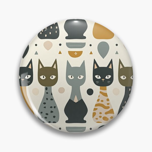 Item preview, Scandinavian Stylised Cat Pattern designed and sold by TroyTheTerrific.