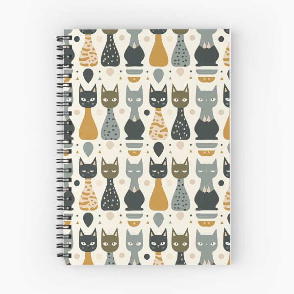 Item preview, Scandinavian Stylised Cat Pattern designed and sold by TroyTheTerrific.