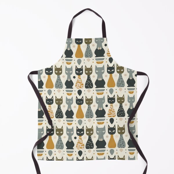 Item preview, Scandinavian Stylised Cat Pattern designed and sold by TroyTheTerrific.