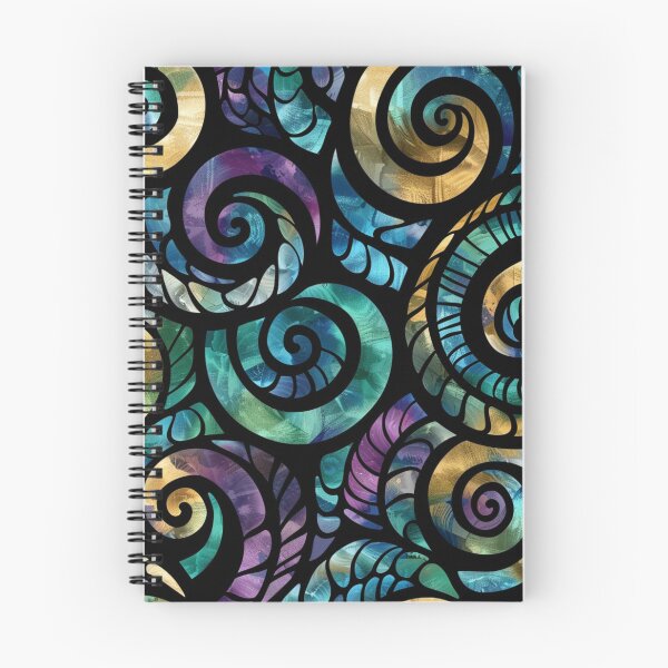 Item preview, New Zealand Māori Paua Pattern Koru Design 672 designed and sold by GrinGalore.