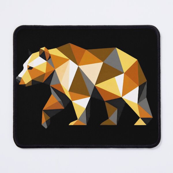 Item preview, Geometric walking bear designed and sold by tbearsdesigns.