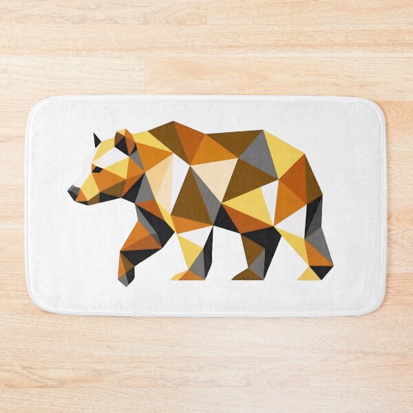 Item preview, Geometric walking bear designed and sold by tbearsdesigns.