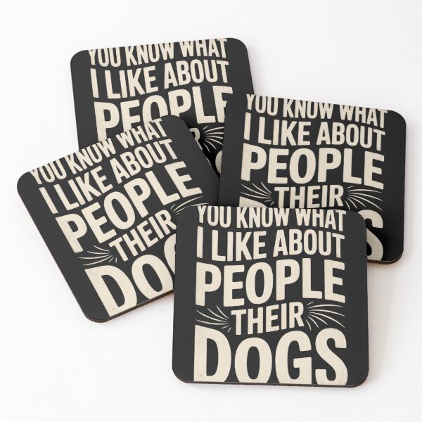 Item preview, You Know What I Like About People Their Dogs Funny Dogs Joke  designed and sold by InspiredFoul.
