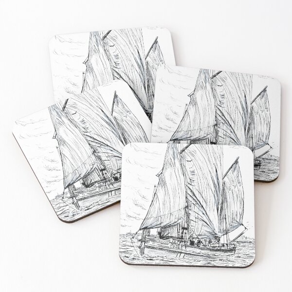 Item preview, Heritage Brixham Lugger 'OUR DADDY' FY7. designed and sold by Mackenzie Moulton International Artist .