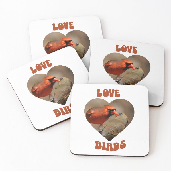 Item preview, Cute photo of birds kissing designed and sold by TBWCREATIONS.