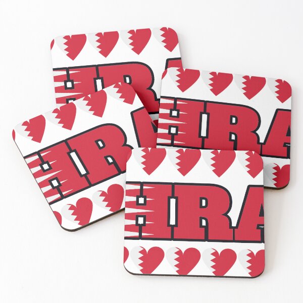 Item preview, Bahrain Flag Letters And Hearts designed and sold by TheIconSmith.
