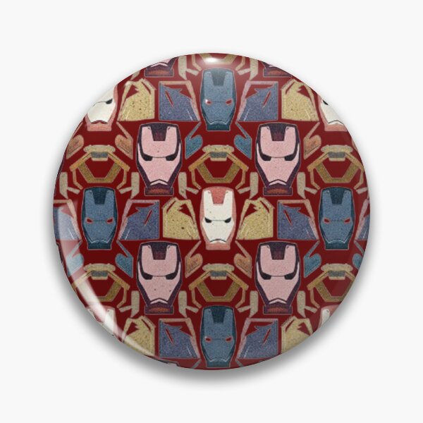 Item preview, Iron Man Helmet Pattern: Modern Marvel Pop Art designed and sold by MT-Hub | Art for Every Soul.