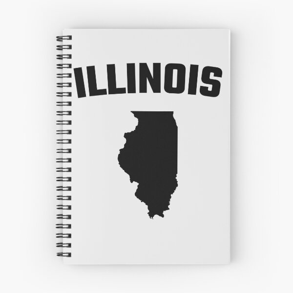 Item preview, Illinois State Map Silhouette - Classic Arch Text Design designed and sold by mashmosh.