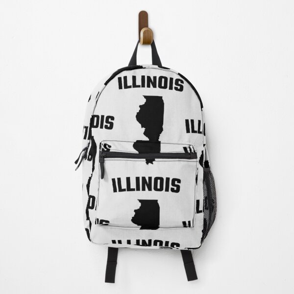 Item preview, Illinois State Map Silhouette - Classic Arch Text Design designed and sold by mashmosh.