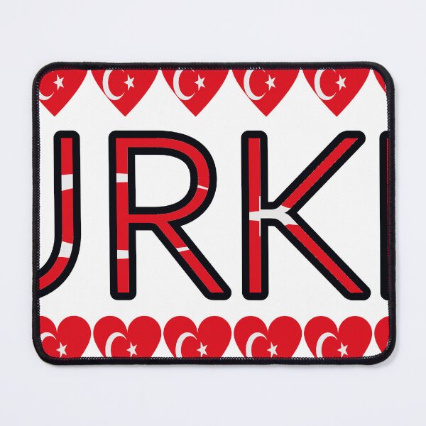 Item preview, Turkey Flag Letters And Hearts designed and sold by TheIconSmith.