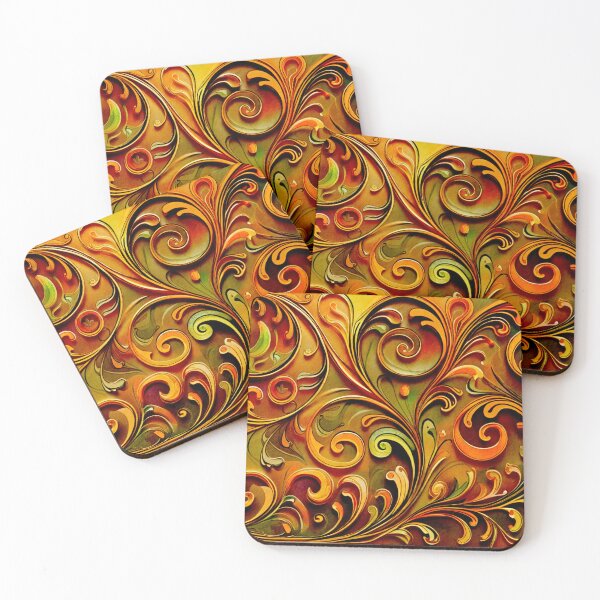Item preview, Organic  floral twirls designed and sold by Markantonyart.