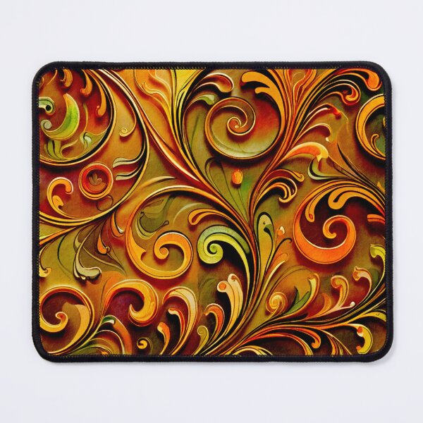 Item preview, Organic floral twirls designed and sold by Markantonyart.