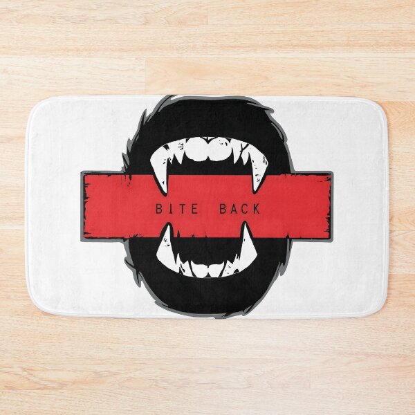 Item preview, Vampire Fangs Bite Back Bold Red Grunge Graphic designed and sold by Shoot-The-Moon.