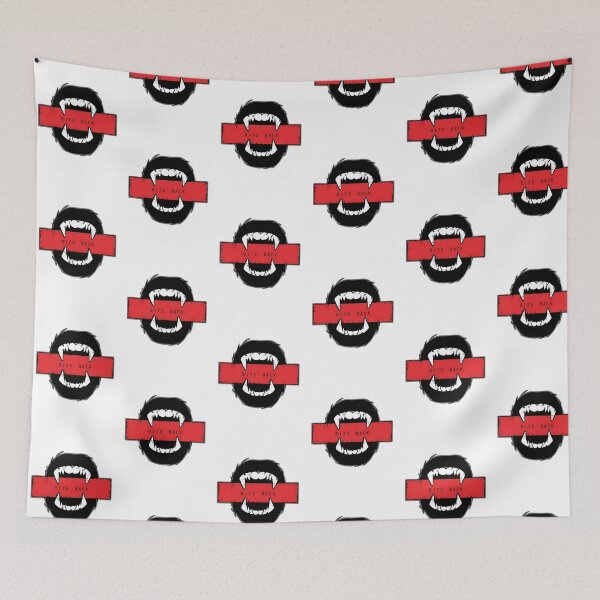 Item preview, Vampire Fangs Bite Back Bold Red Grunge Graphic designed and sold by Shoot-The-Moon.