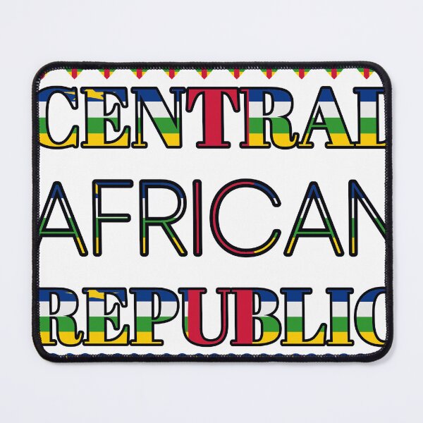 Item preview, Central African Republic Flag Letters And Hearts designed and sold by TheIconSmith.