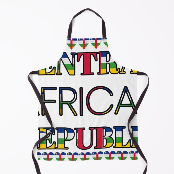 Item preview, Central African Republic Flag Letters And Hearts designed and sold by TheIconSmith.
