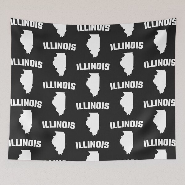 Item preview, Classic Illinois Pride: State Outline & Bold Text - Midwest Love T-Shirt designed and sold by mashmosh.