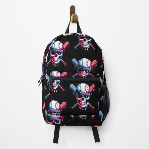Item preview, Baseball Skull With Bats Dripping Colors designed and sold by EricaMaude1.