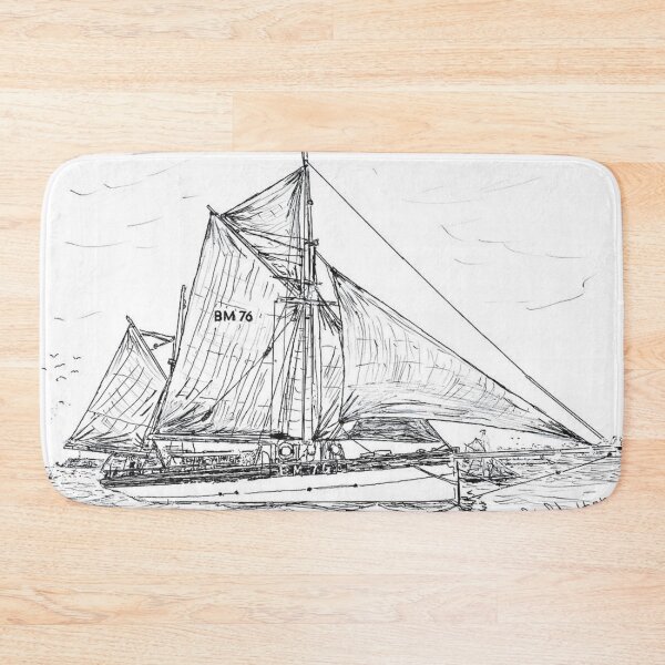 Item preview, HERITAGE BRIXHAM SAILING TRAWLER VIGILANCE BM76 designed and sold by Mackenzie Moulton International Artist .