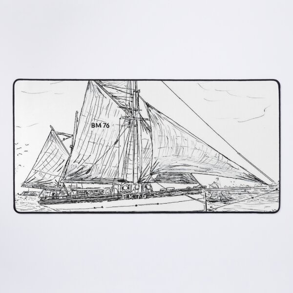 Item preview, HERITAGE BRIXHAM SAILING TRAWLER VIGILANCE BM76 designed and sold by Mackenzie Moulton International Artist .